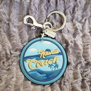 New Coach Purse Charm Keychain Hawaii